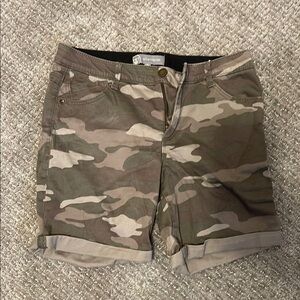 Camouflage Cargo Shorts